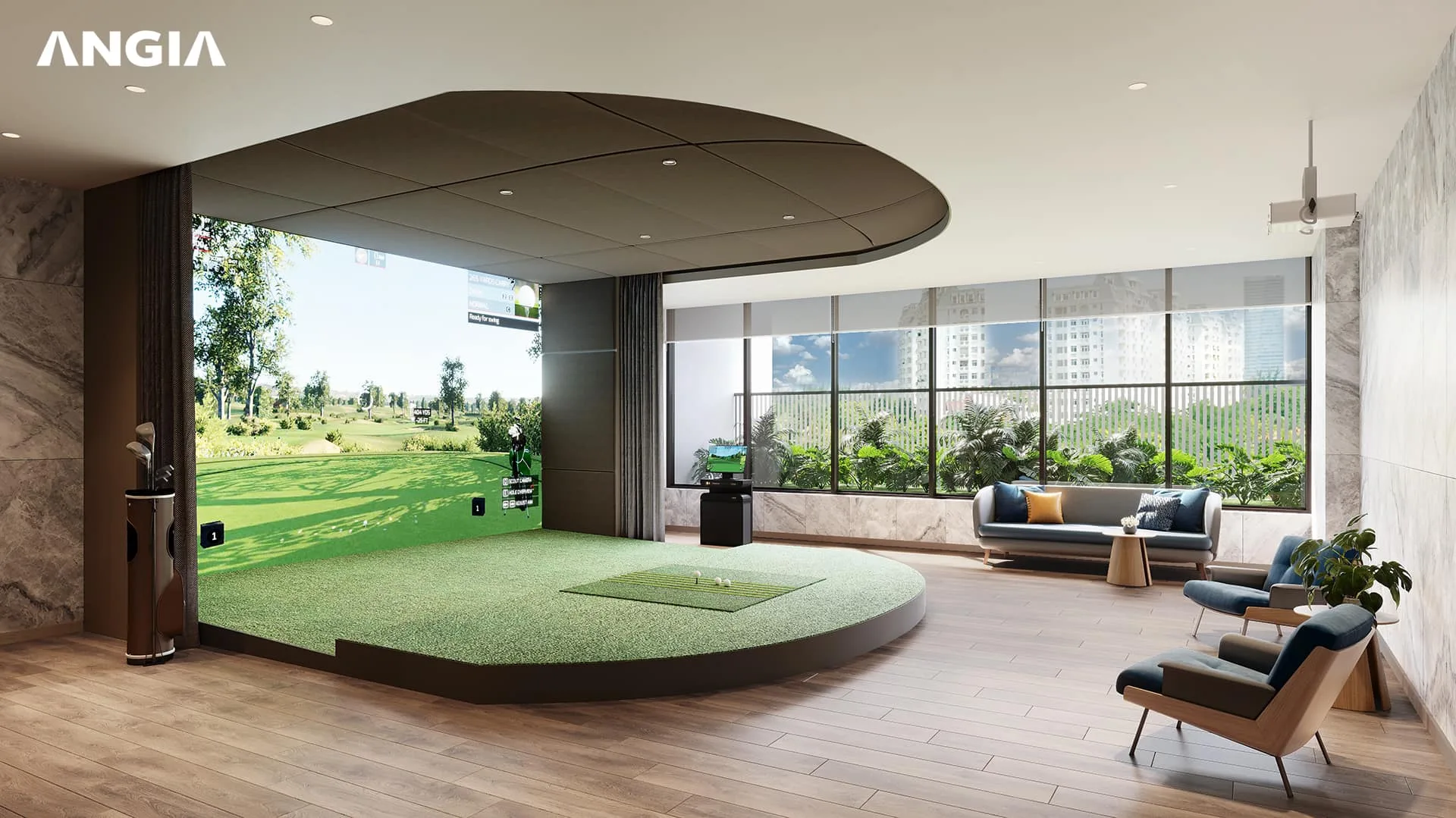 Trang chủ 20 sân tập golf trong nhà