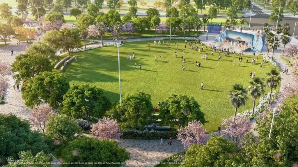 Vinhomes Golden City: Khu đô thị đẳng cấp quốc tế mở rộng “trái tim” đô thị phía Nam Hải Phòng 1 cong vien trung tam tai vinhomes golden city duong kinh